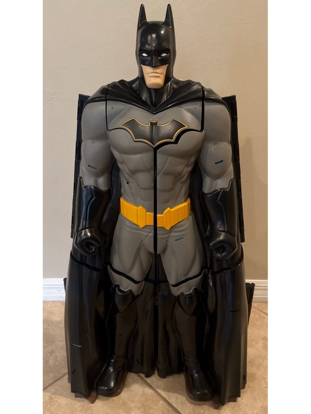 Mattel Batman Playset with Fold-Out Batcave and Action Figure missing parts
